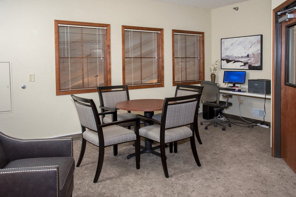 library and business center