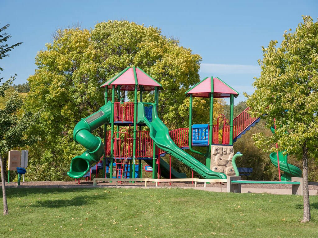 Louisiana Oaks park at Urban Park I and II Apartments, St Louis Park, MN