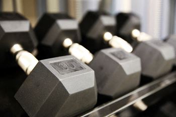 Free weights at Calhoun Towers, Minneapolis, MN, 55416