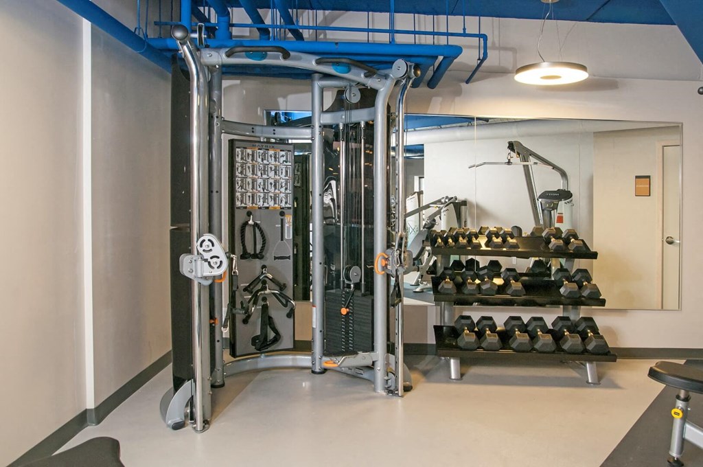 Fitness Center with updated equipment at The Axis, Plymouth, 55441