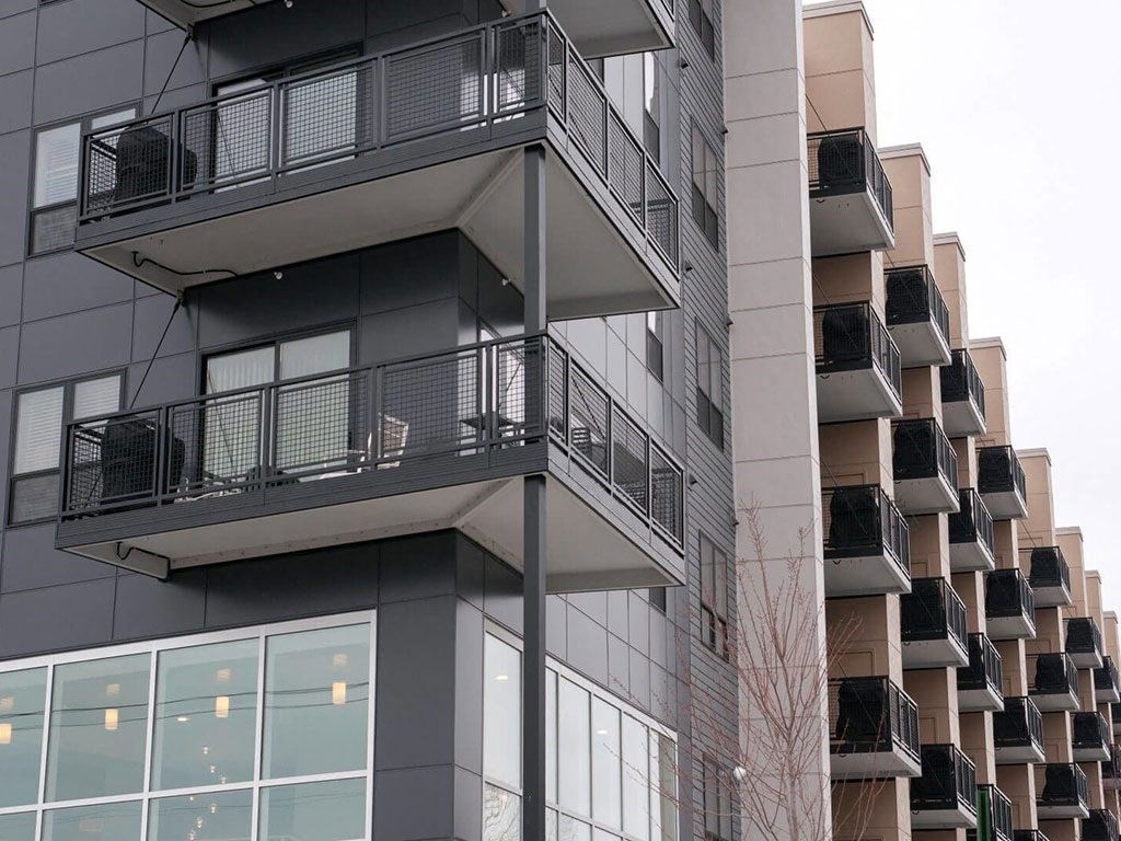 Exterior Balconyat The Axis, Plymouth, Minnesota