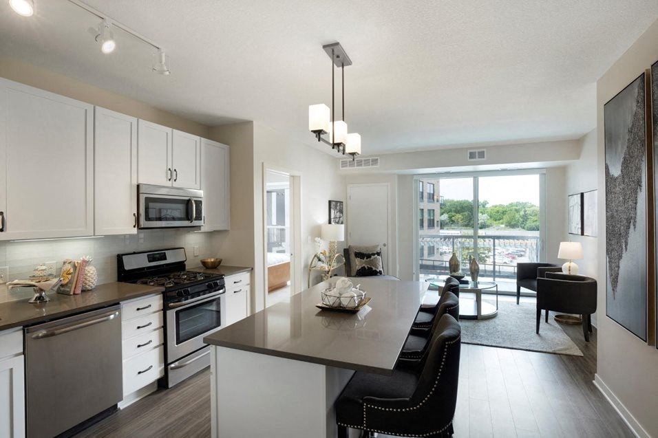 Well Equipped Kitchen, Residences at 1700, Minnetonka, MN