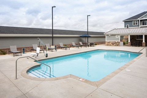 Pool at The Edison at Avonlea, Lakeville, 55044