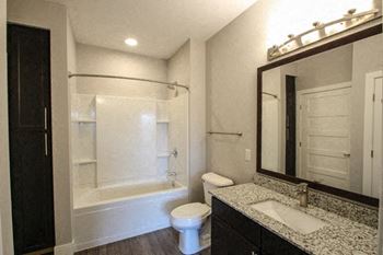 Bathroom With Bathtub at The Edison at Avonlea, Lakeville, MN 55044