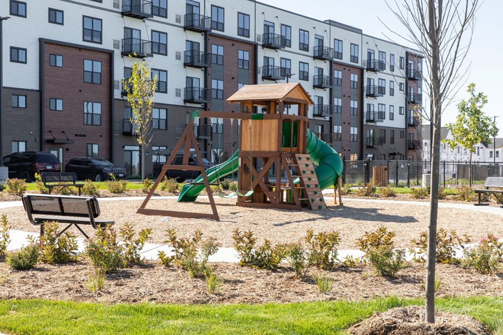A playground at The Edison at Maple Grove, Maple Grove, MN 55311