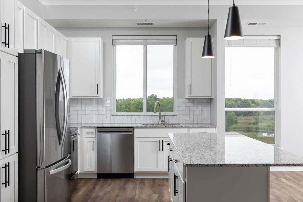 Fully Equipped Kitchen at The Edison at Maple Grove, Minnesota, 55311