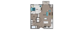 Bell Floor Plan at The Edison at Rice Creek I and II, Shoreview Minnesota