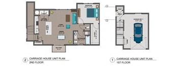 Cooper Floor Plan at The Edison at Rice Creek I and II, Shoreview Minnesota