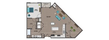 Dodge Floor Plan at The Edison at Rice Creek I and II, Shoreview, MN 55126