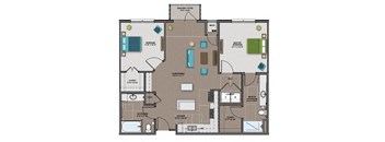 Dyson Floor Plan at The Edison at Rice Creek I and II, Minnesota, 55126