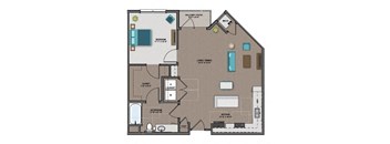 Fulton Floor Plan at The Edison at Rice Creek I and II, Minnesota