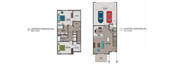 Mason Floor Plan at The Edison at Rice Creek I and II, Minnesota