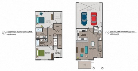 Mason Floor Plan at The Edison at Rice Creek I and II, Minnesota