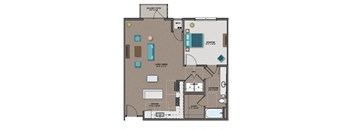 Miles Floor Plan at The Edison at Rice Creek I and II, Shoreview
