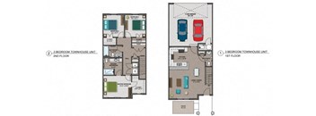 Parker Floor Plan at The Edison at Rice Creek I and II, Minnesota, 55126