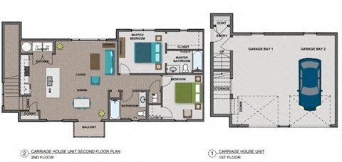 Swan Floor Plan at The Edison at Rice Creek I and II, Shoreview
