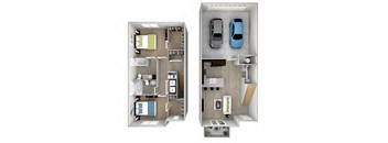 Walker Floor Plan at The Edison at Rice Creek I and II, Shoreview, 55126