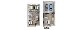 Whitney Floor Plan at The Edison at Rice Creek I and II, Shoreview Minnesota