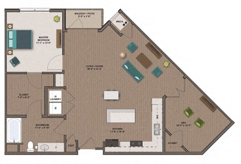 Hopper Floor Plan at The Edison at Spirit, Lakeville, 55044