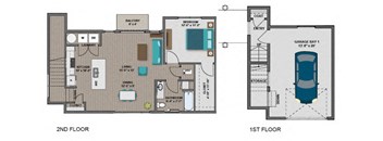 Morgan Floor Plan at The Edison at Spirit, Minnesota