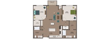 Tesla II Floor Plan at The Edison at Spirit, Minnesota, 55044