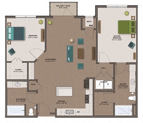 Tesla III Floor Plan at The Edison at Spirit, Lakeville Minnesota