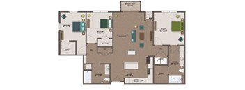 Wright Floor Plan at The Edison at Spirit, Lakeville, MN