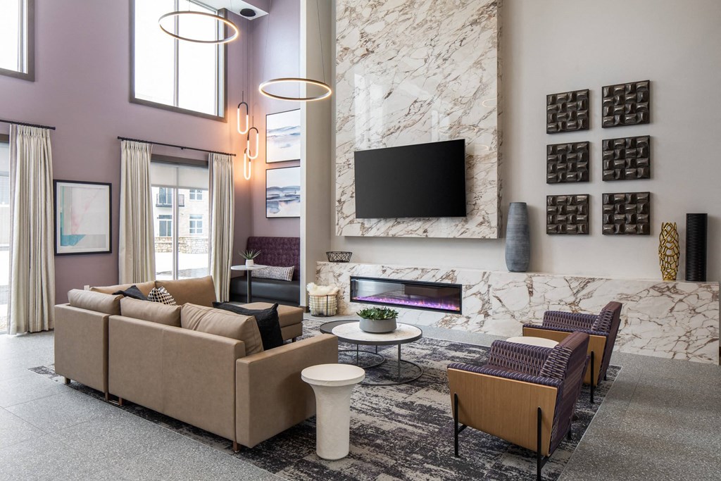 Clubhouse Lounge at The Edison at Woodbury, Woodbury Minnesota