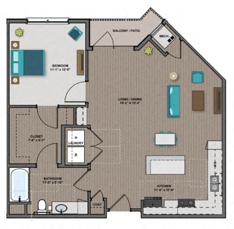 Franklin Floor Plan at The Edison at Woodbury, Minnesota, 55129