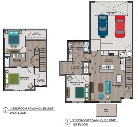Whitney II Floor Plan at The Edison at Woodbury, Woodbury, MN