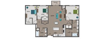 Wright Floor Plan at The Edison at Woodbury, Woodbury
