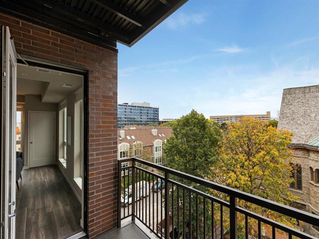 Tree view from balcony at The M on Hennepin, Minnesota, 55414
