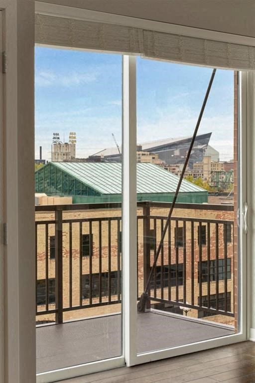 Large windows for balcony at The M on Hennepin, Minneapolis, Minnesota