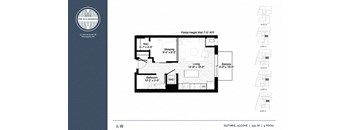Guthrie Floor Plan at The M on Hennepin, Minnesota