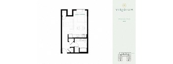 Mossimo Floor Plan at Viridium Apartments, Minneapolis, 55401 