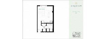 Sapphire Floor Plan at Viridium Apartments, Minnesota, 55401