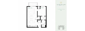 Turquoise Floor Plan at Viridium Apartments, Minneapolis, MN
