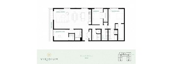 Bluebell Floor Plan at Viridium Apartments, Minneapolis, 55401