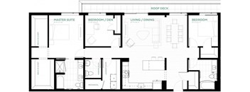 Opal Floor Plan at Viridium Apartments, Minneapolis, MN