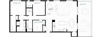 Steel Floor Plan at Viridium Apartments, Minnesota, 55401