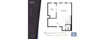 Denim Floor Plan at Lee Lofts, Minneapolis, MN 55401