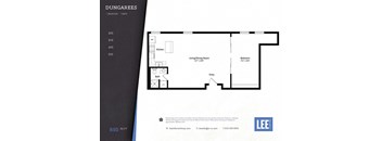 Dungarees Floor Plan at Lee Lofts, Minneapolis