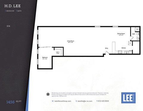 HD-Lee Floor Plan at Lee Lofts, Minnesota