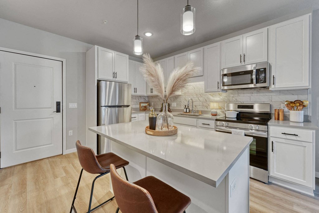 Fitted Kitchen at Lochner Apartments, White Bear Lake, MN,  55110