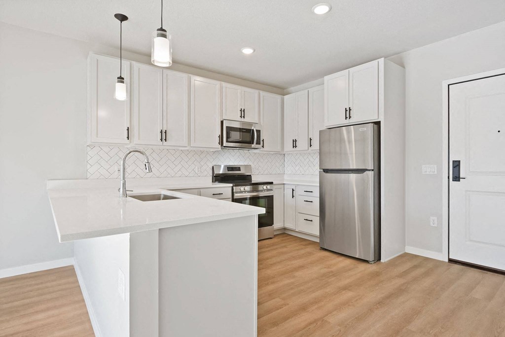 Open Kitchen at Lochner Apartments, White Bear Lake
