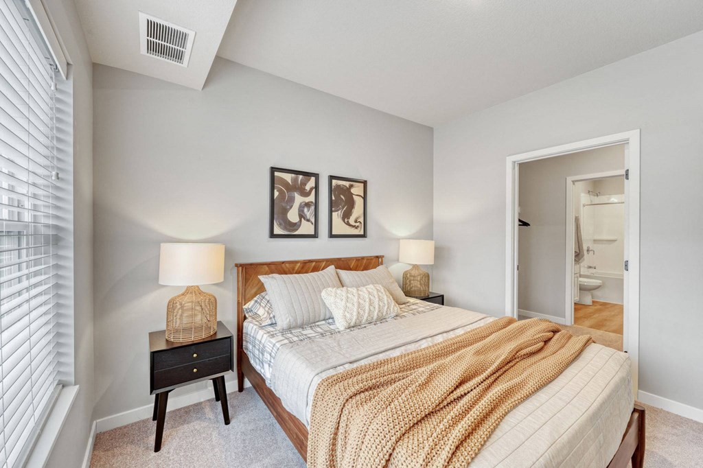Beautiful Bright Bedroom at Lochner Apartments, MN, 55110
