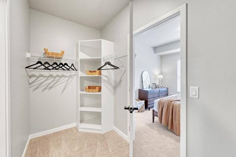 Closet at Lochner Apartments, White Bear Lake
