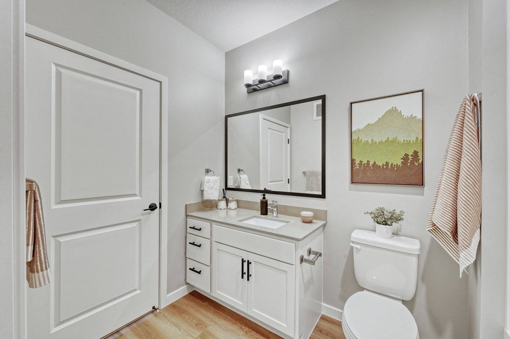 Bathroom at Lochner Apartments, White Bear Lake, Minnesota