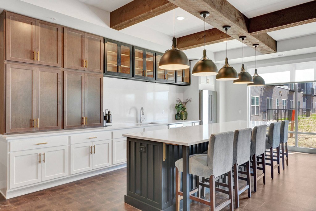 Modern Kitchen at Lochner Apartments, Minnesota