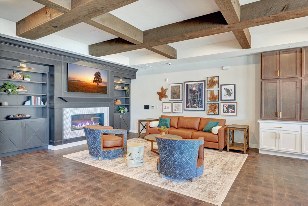 Modern Luxury Living area at Lochner Apartments, White Bear Lake, Minnesota